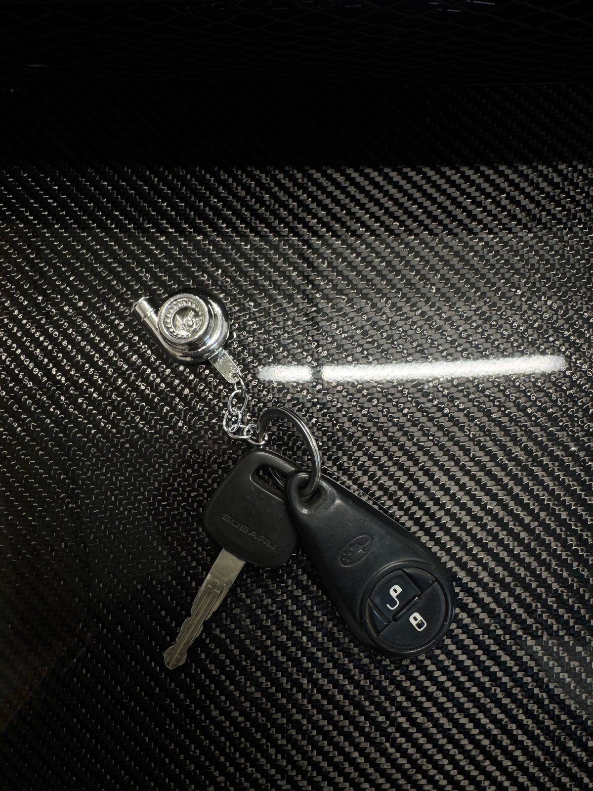 Turbo key chain
