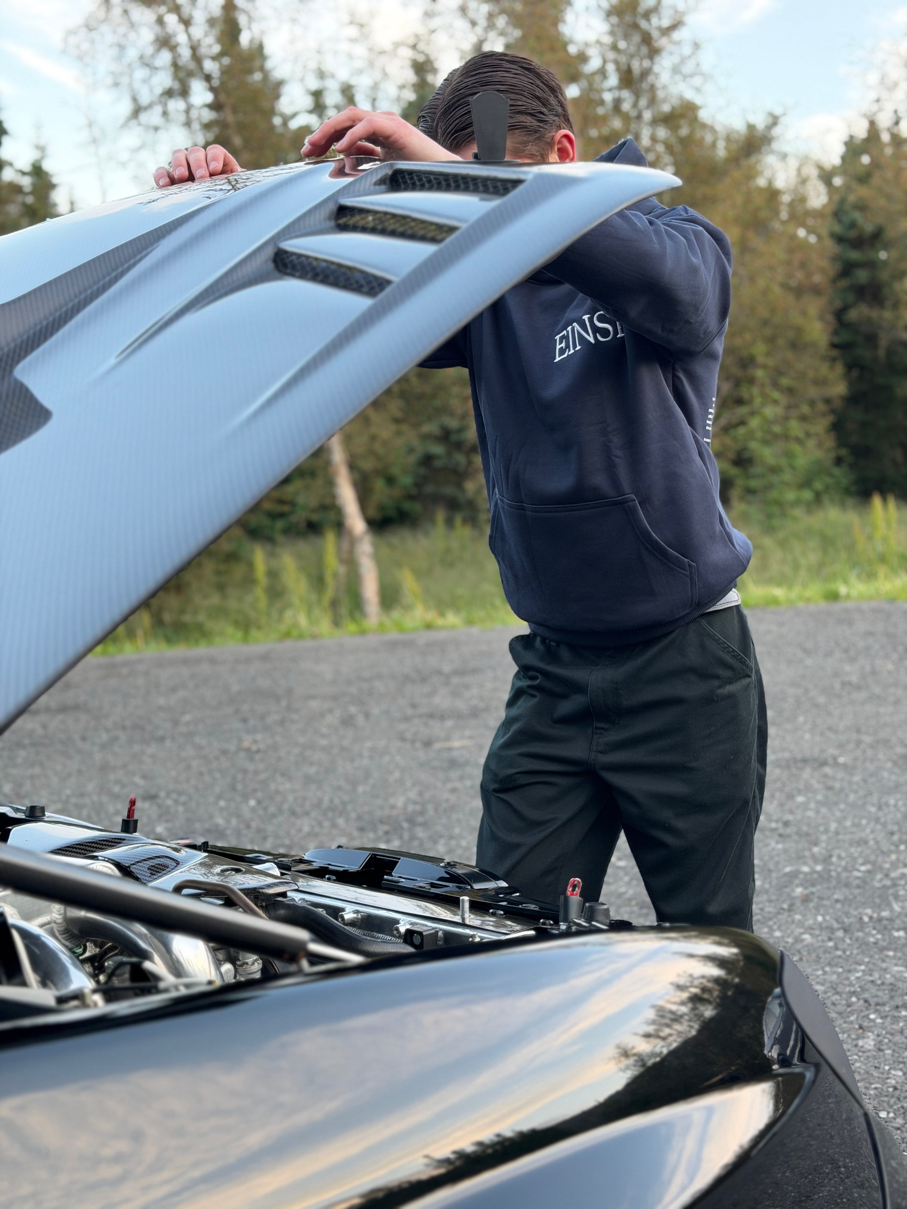 EINSI STI BLUE HOODIE