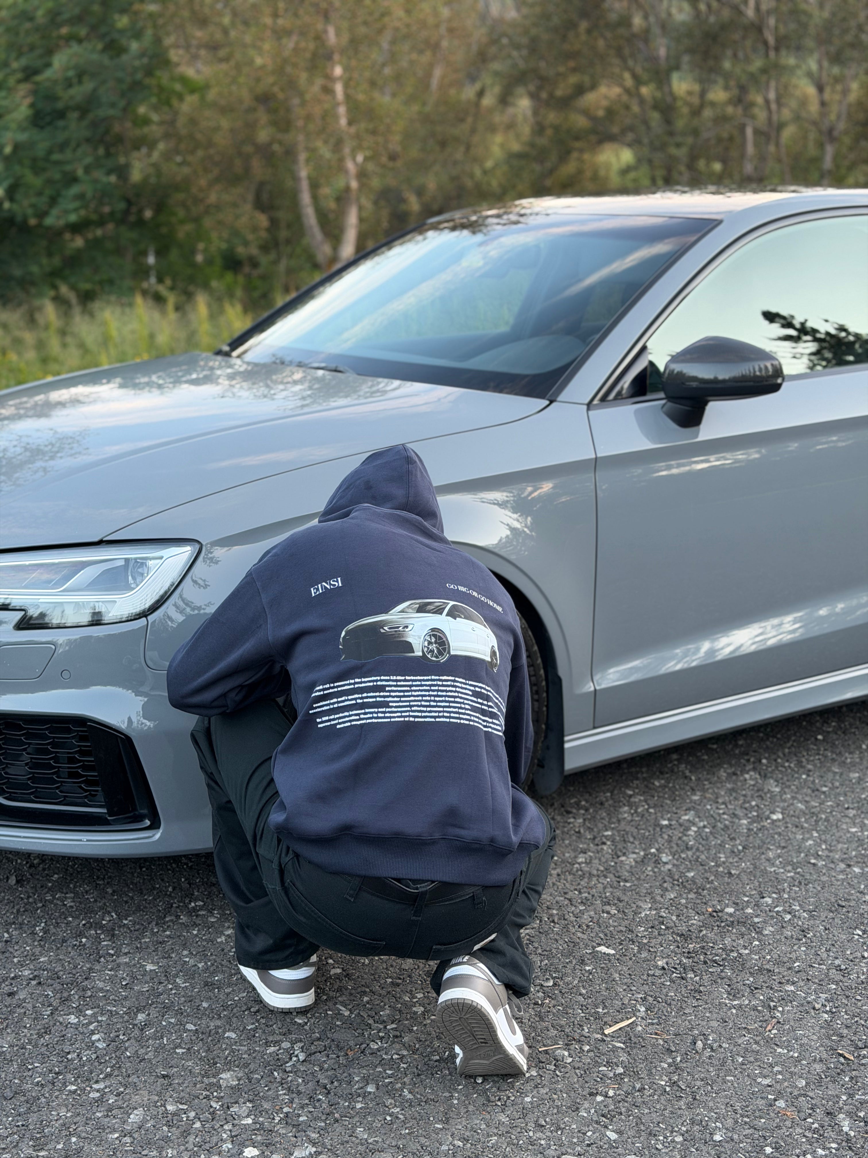EINSI RS3 BLUE HOODIE